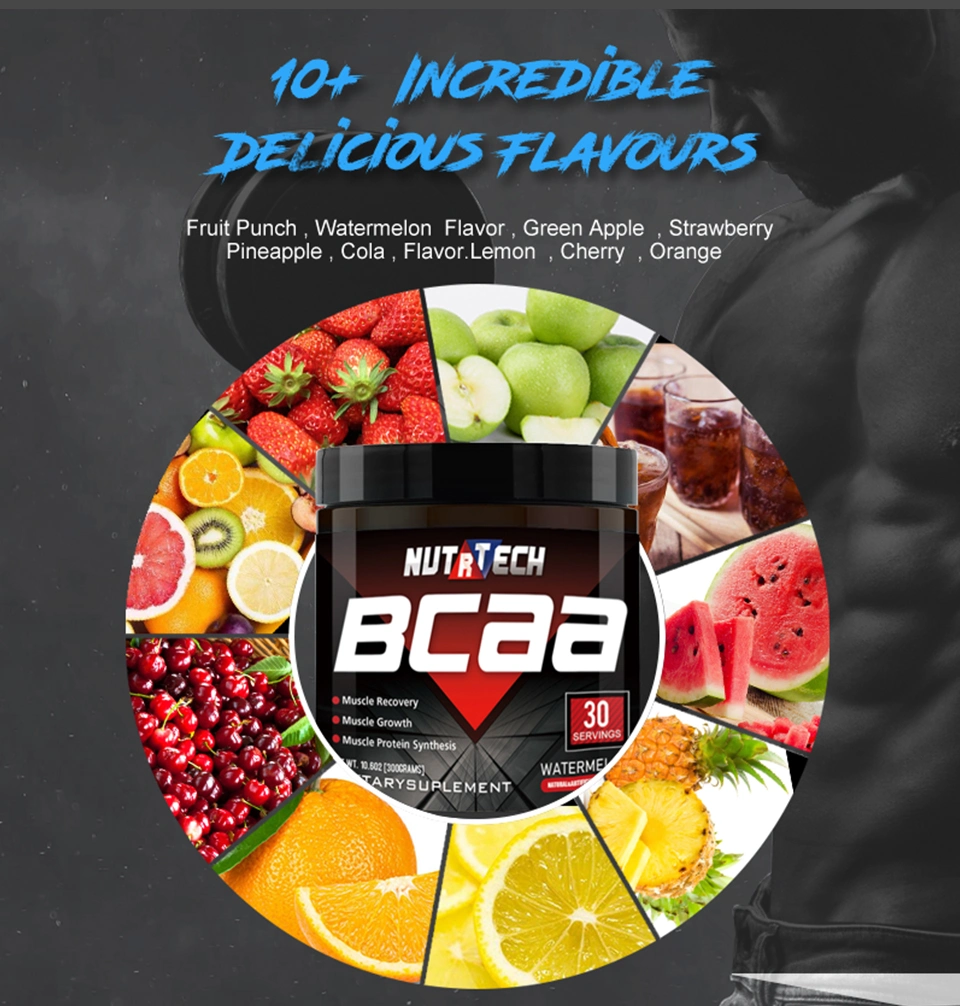 OEM Private Label Sport Nutrition Supplement Instat Vegan Flavoured Bcaa Powder 2: 1: 1