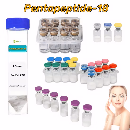 Factory Supply Cosmetic Raw Material 99% Pentapeptide-18 Anti Wrinkle CAS 64963-01-5